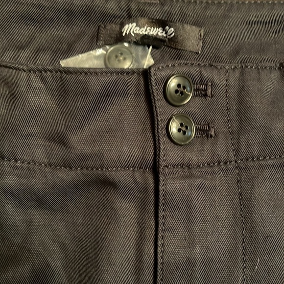 Madewell The Harlow Petite Wide Leg Pant high rise black Size 0P NWT - Picture 8 of 11